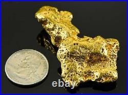 Large Natural Gold Nugget Australian 110.68 Grams 3.55 Troy Ounces Very Rare