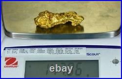 Large Natural Gold Nugget Australian 147.86 Grams 4.75 Troy Ounces Very Rare