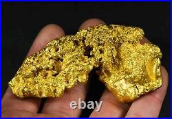Large Natural Gold Nugget Australian 225.90 Grams 7.26 Troy Ounces Very Rare