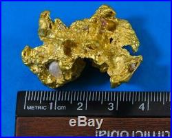 Large Natural Gold Nugget Australian 62.29 Grams 2.00 Troy Ounces Very Rare