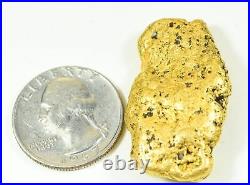 Large Natural Gold Nugget California 46.88 Grams 1.51 Troy Ounces Very Rare