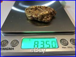 Large Natural Gold Nugget from Papuan New Guinea 83.5 Grams VERY Very Rare