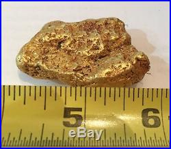 Large Natural Gold Nugget from Papuan New Guinea 83.5 Grams VERY Very Rare