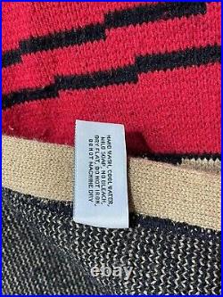 Large Red Wing Shoes 100th Anniversary Wool Blanket Throw 59 X 55 Rare Very HTF