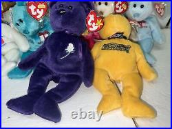 Large TY Beanie Babies lot 85+ pieces. All have tags Some are Very Rare See Pics