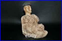 Large Very Rare Ancient Bactria-Margiana Bactrian Stone Idol Statue
