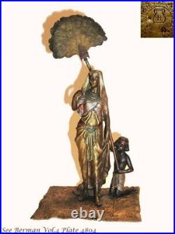 Large & Very Rare Bergmann Orientalist Bronze