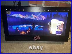 Large Vintage 1980s Coors Electric Motion Bar / Pub Sign Very Rare EUC Working