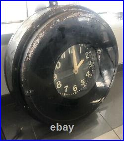 Large Vintage GLO-DIAL NEON CLOCK 26 VERY RARE-1940's-1950's