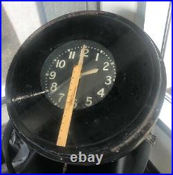 Large Vintage GLO-DIAL NEON CLOCK 26 VERY RARE-1940's-1950's