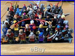 Lego Marvel Comics Super Heroes Large Collection Of VERY Rare Minifigures X 58