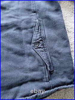 Levi's Men's Shirt Jac Jacket Navy Large Vintage 1853 Line EUC Cotton Very Rare