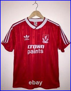 Liverpool Crown Paints 1987/1988 Football Shirt Men's Large Very Rare Size