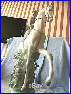 Lladro Lady Woman On Horse 4516. Female Equestrian. Very Large, Heavy & Rare