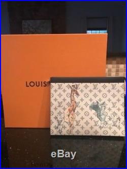 Louis Vuitton Chapman Brothers pochette voyage 100% authentic VERY LIMITED RARE