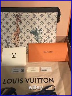 Louis Vuitton Chapman Brothers pochette voyage 100% authentic VERY LIMITED RARE