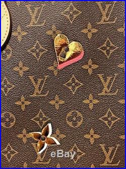 Louis Vuitton Neverfull MM Love Lock SS19 100% Authentic VERY RARE / SOLD OUT