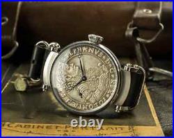 MARRIAGE WATCH coin watch Vintage very rare watch custom watch large watch