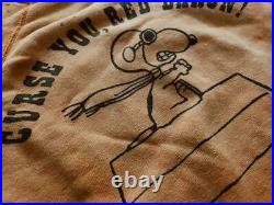MAYO SPURUCE Snoopy Peanuts Sweatshirt Vintage 60's Size L Very Rare Japan FedEx