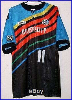 MLS Adidas Kansas City Wizards 1997 Preki Third Soccer Jersey Very Rare