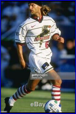 MLS Dallas Burn Nike 1997 Alain Sutter Away Soccer Jersey Very Rare