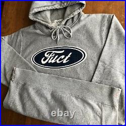 Men's FUCT Parody Logo Hoodie SSDD Los Angeles VERY RARE Ford Rip Size Large ftp