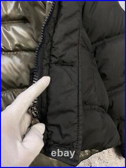 Men's MONCLER ROUSSEAU GIUBBOTTO Men's Puffer Down Jacket Very Rare Size 3 Gray