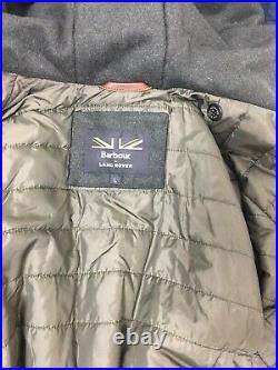 Mens Barbour Land Rover Ice Parker Large Lovely Condition Royal Blue Very Rare