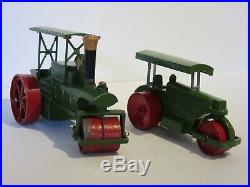 Moko Charbens Very Rare Large Vintage Road Steam Roller In Green Boxed Vg