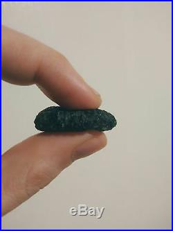 Moldavite 8.9g Specimen Large Turtle Shaped Tektite Science Very Rare Shape UK
