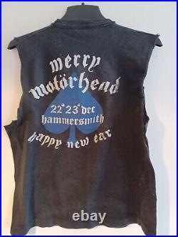Motorhead Vest Very Rare Vintage Original