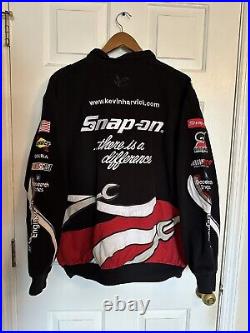 NASCAR Kevin Harvick Snap On Tools Chase Authentics Jacket VERY RARE Size Large