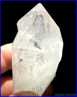 NEW FIND VERY RARE LARGE Arkansas Quartz Crystal WHITE GHOST PHANTOM Point