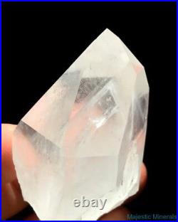 NEW FIND VERY RARE LARGE Arkansas Quartz Crystal WHITE PHANTOM Point