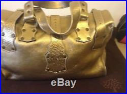 NEW Limited Edition For Selfridges Mulberry Gold Roxanne Bag VERY RARE