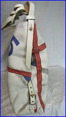 NWOT Dooney&Bourke Very RARE Canvas Nautical Sail Cloth Tote, Excellent Cond