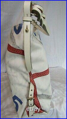 NWOT Dooney&Bourke Very RARE Canvas Nautical Sail Cloth Tote, Excellent Cond