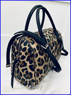 NWT Kate Spade Mega Lane bag Leopard Print Smooth Leather + Receipt Very Rare