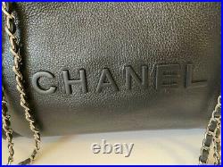 New Authentic CHANEL Tote Bag Black VERY RARE