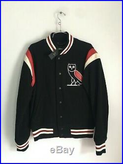 New OVO October's Very Own Sophomore Varsity Stadium Jacket Mens M and L Rare