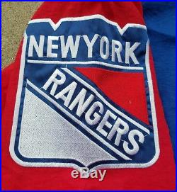 New York Rangers Vintage 90s Center Ice Starter Jacket Men's Large (VERY RARE)