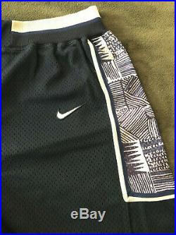 Nike Authentic Georgetown Hoyas Shorts Size 36 L Vintage Very Rare HOLY GRAIL
