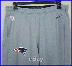 Nike New England Patriots NFL Team Issued Sweatpants Grey Very Rare (size Large)