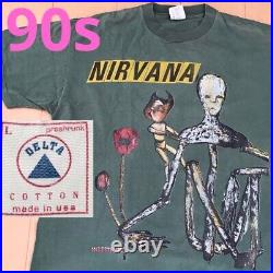 Nirvana Incesticide Album Art T-Shirt, 1993 Vintage Very Rare