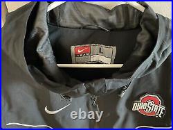 Ohio State Nike Team Issued Storm Rain Jacket Pullover Size Large VERY RARE