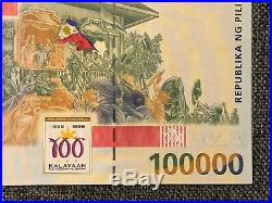 PHILIPPINES 100,000 Piso 1998, P-190a, UNC, Very Rare High Denom & Large. 100000