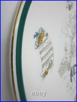 Peasant Village (Parry Vieille) Very Rare Large 13.25 French Opera Platter
