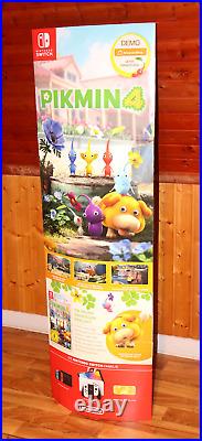 Pikmin 4 Very Rare Large advertising Stand Standee Promo Display Nintendo Switch