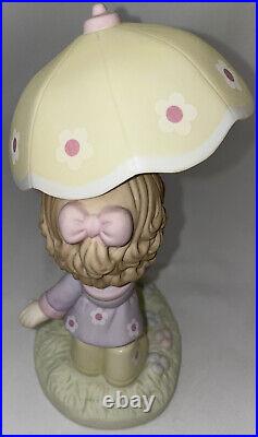 Precious Moments I'LL ALWAYS BE THERE FOR YOU CC139002 Girl Umbrella VERY RARE