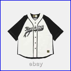 Promotional Kountry Skeleton Baseball Jersey Shirt (BONE) / Very Rare / Large